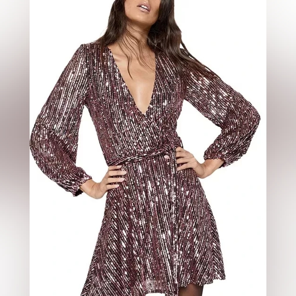 Bardot sequined dress​